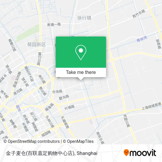 金子麦仓(百联嘉定购物中心店) map