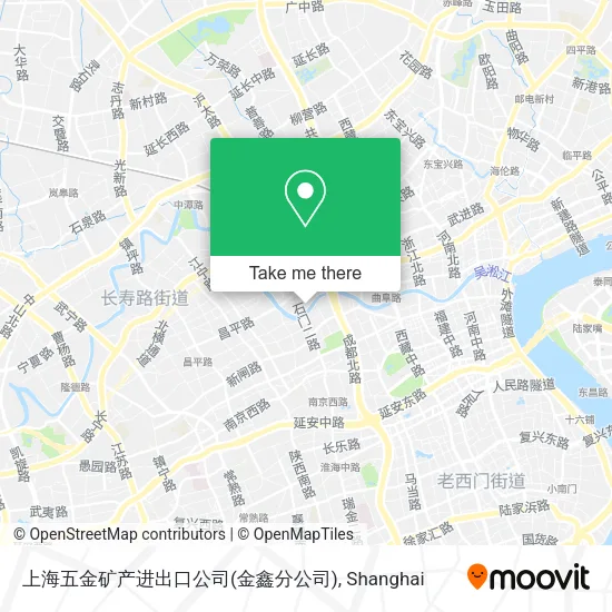 上海五金矿产进出口公司(金鑫分公司) map