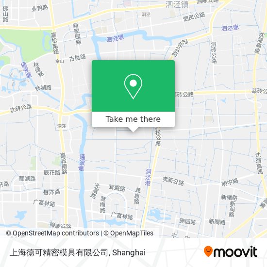 上海德可精密模具有限公司 map