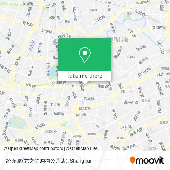 绍东家(龙之梦购物公园店) map