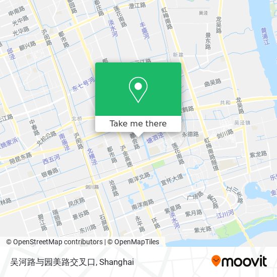 吴河路与园美路交叉口 map