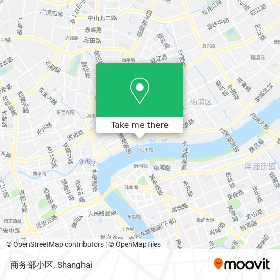 商务部小区 map