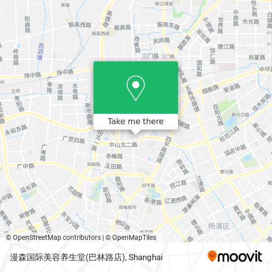 漫森国际美容养生堂(巴林路店) map