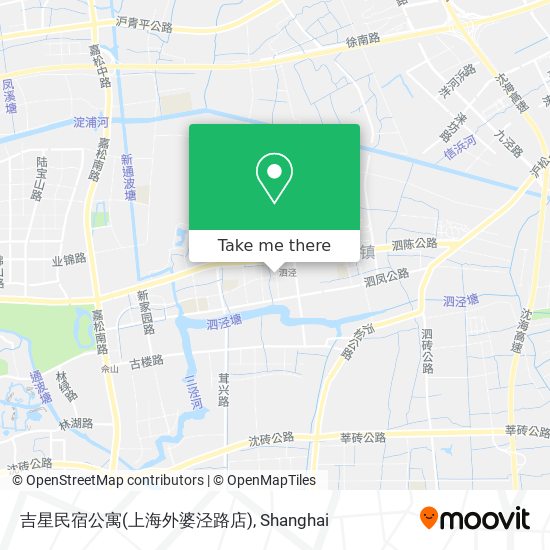 吉星民宿公寓(上海外婆泾路店) map