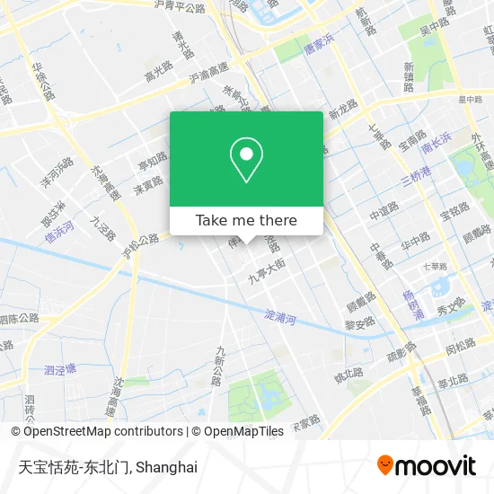 天宝恬苑-东北门 map