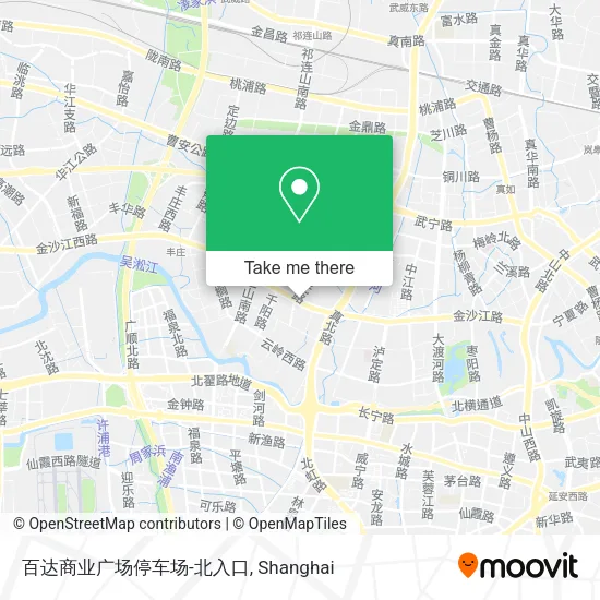 百达商业广场停车场-北入口 map