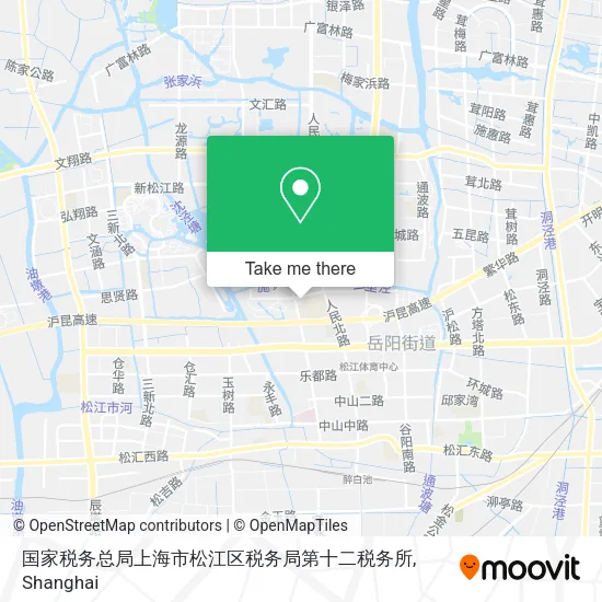 国家税务总局上海市松江区税务局第十二税务所 map
