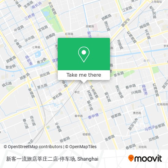 新客一流旅店莘庄二店-停车场 map