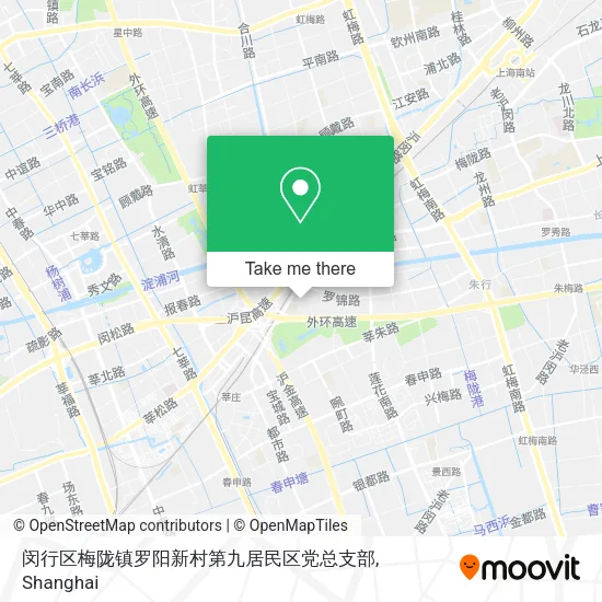 闵行区梅陇镇罗阳新村第九居民区党总支部 map