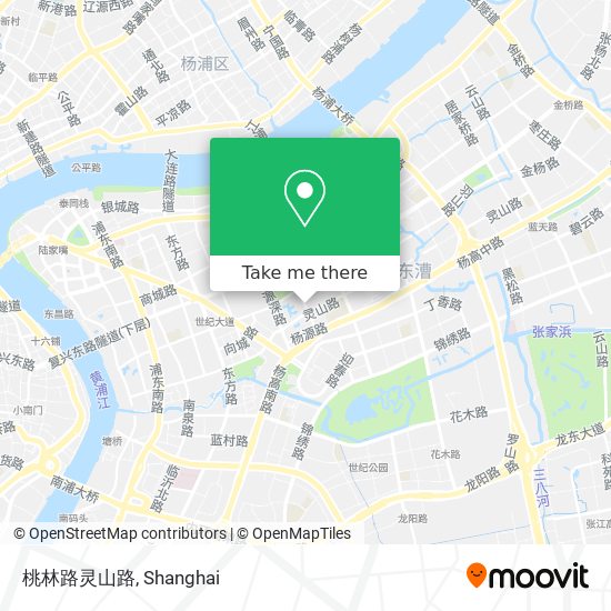 桃林路灵山路 map