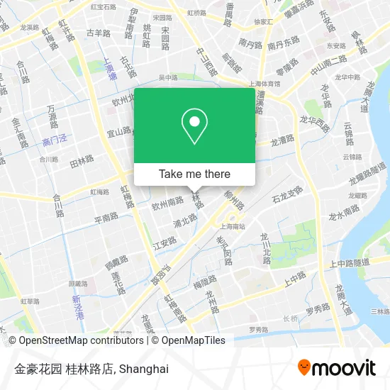金豪花园 桂林路店 map