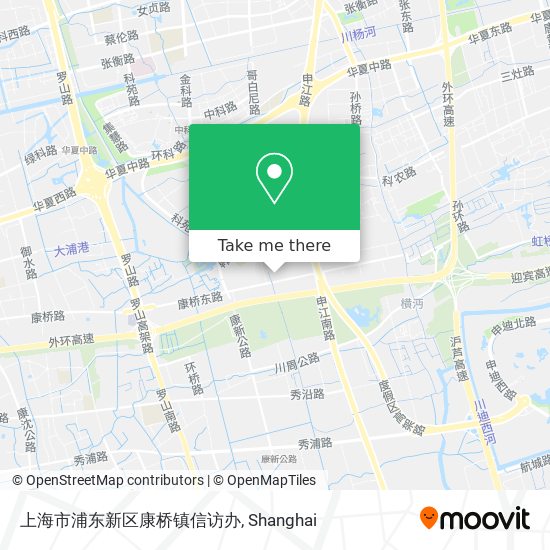 上海市浦东新区康桥镇信访办 map