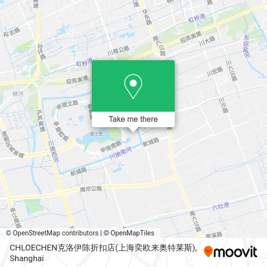 CHLOECHEN克洛伊陈折扣店(上海奕欧来奥特莱斯) map