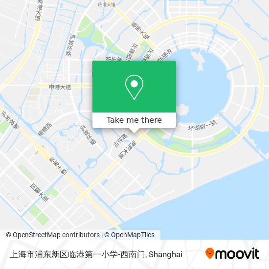 上海市浦东新区临港第一小学-西南门 map