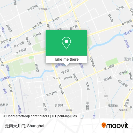 走南天井门 map