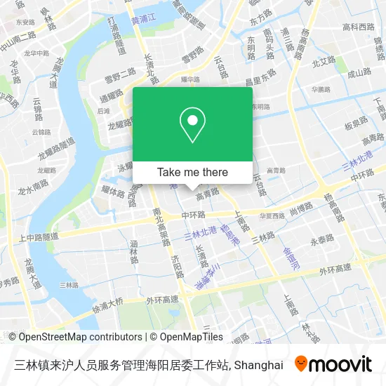 三林镇来沪人员服务管理海阳居委工作站 map
