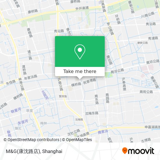 M&G(康沈路店) map