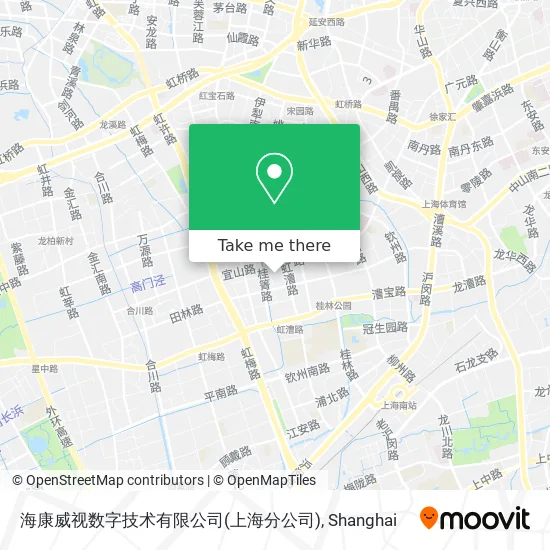 海康威视数字技术有限公司(上海分公司) map