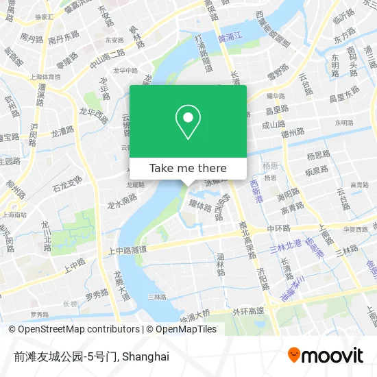 前滩友城公园-5号门 map