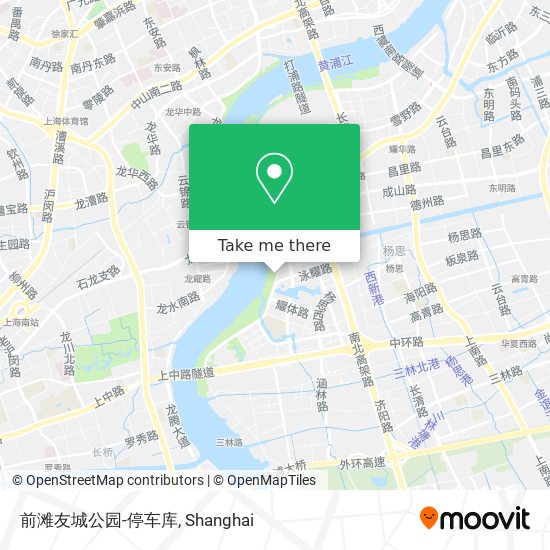 前滩友城公园-停车库 map