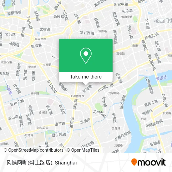 风蝶网咖(斜土路店) map