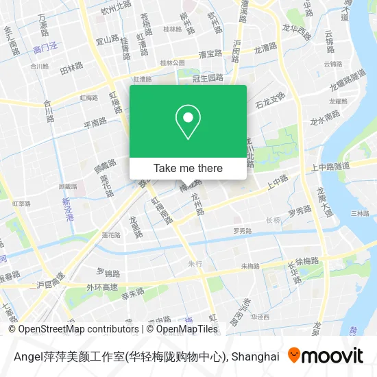 Angel萍萍美颜工作室(华轻梅陇购物中心) map
