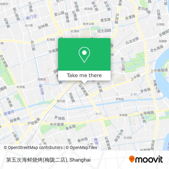第五次海鲜烧烤(梅陇二店) map