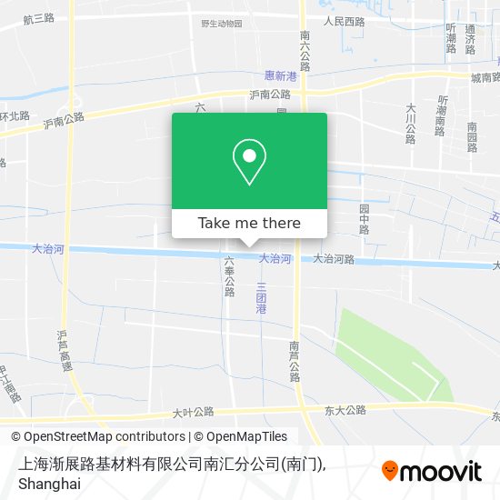 上海渐展路基材料有限公司南汇分公司(南门) map