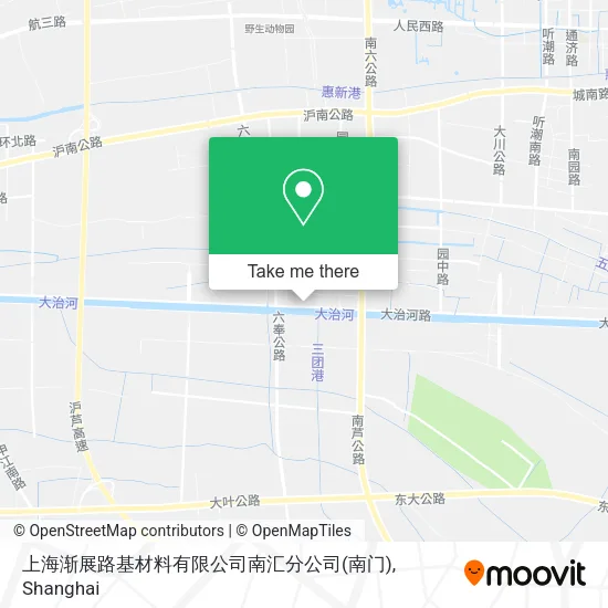 上海渐展路基材料有限公司南汇分公司(南门) map