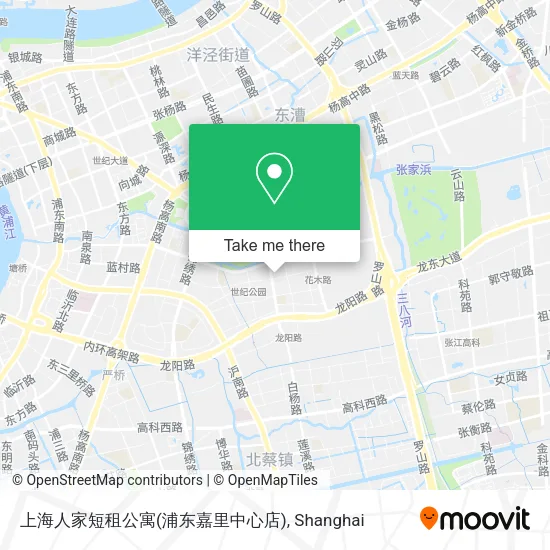 上海人家短租公寓(浦东嘉里中心店) map
