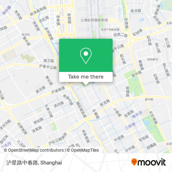 沪星路中春路 map