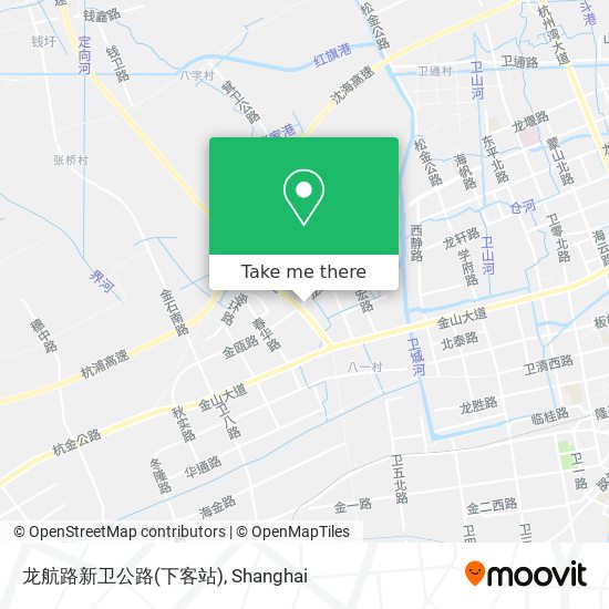 龙航路新卫公路(下客站) map