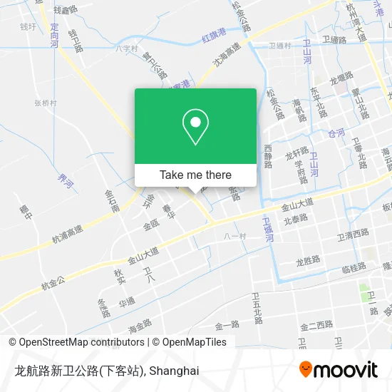 龙航路新卫公路(下客站) map