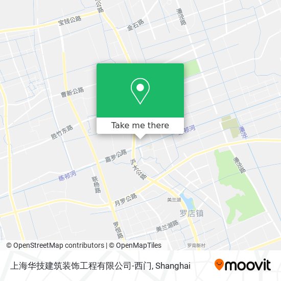 上海华技建筑装饰工程有限公司-西门 map