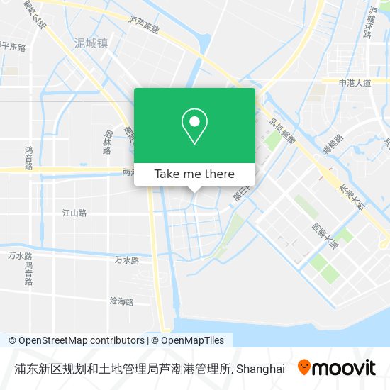 浦东新区规划和土地管理局芦潮港管理所 map