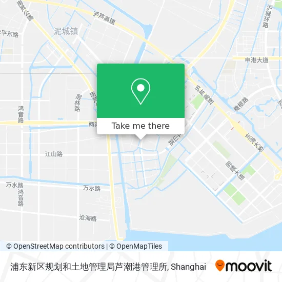 浦东新区规划和土地管理局芦潮港管理所 map