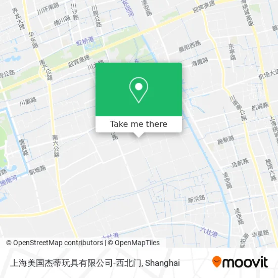上海美国杰蒂玩具有限公司-西北门 map