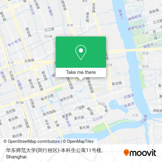 华东师范大学(闵行校区)-本科生公寓11号楼 map