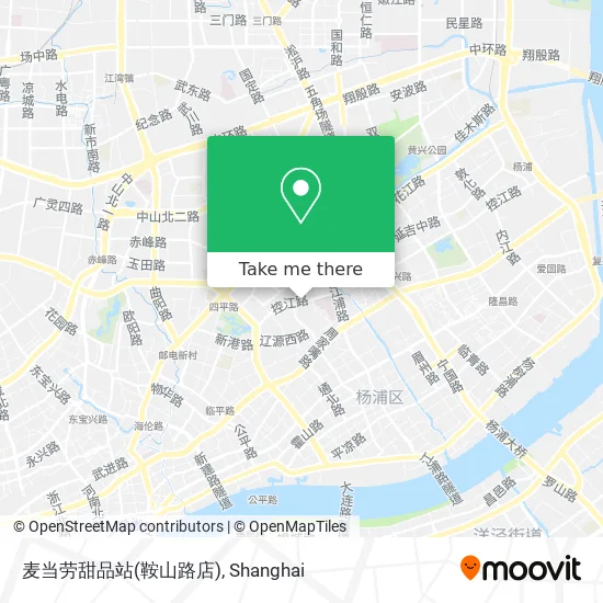 麦当劳甜品站(鞍山路店) map