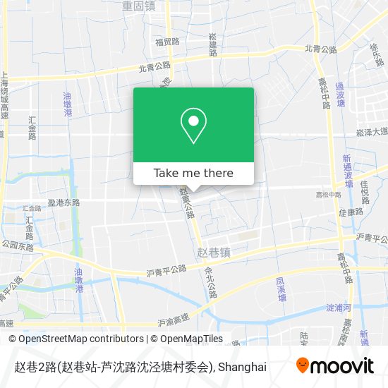 赵巷2路(赵巷站-芦沈路沈泾塘村委会) map