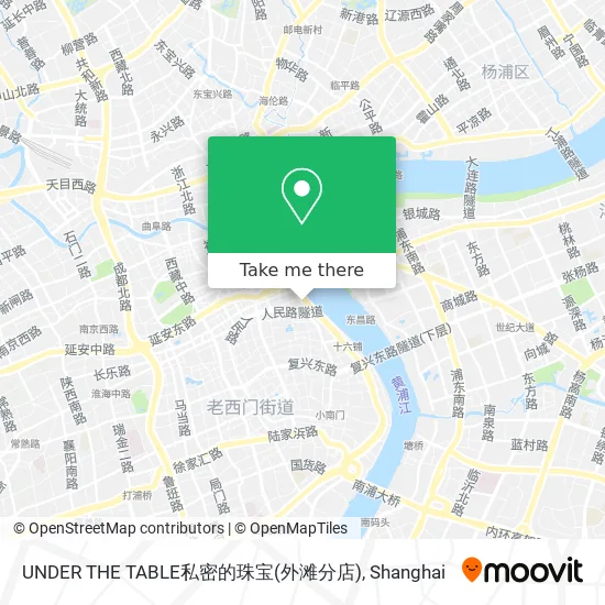 UNDER THE TABLE私密的珠宝(外滩分店) map