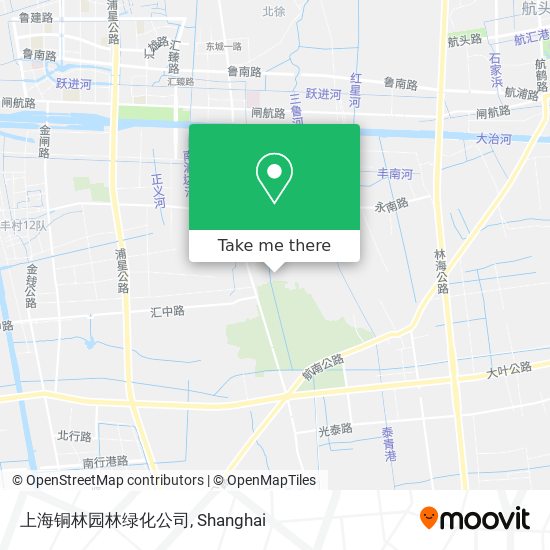 上海铜林园林绿化公司 map