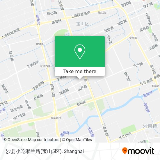 沙县小吃淞兰路(宝山5区) map