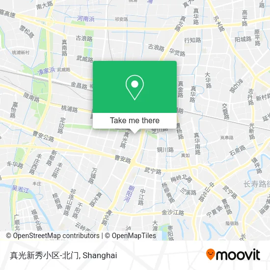 真光新秀小区-北门 map