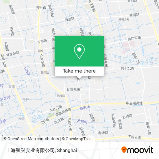 上海舜兴实业有限公司 map