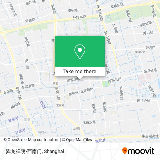 巽龙禅院-西南门 map