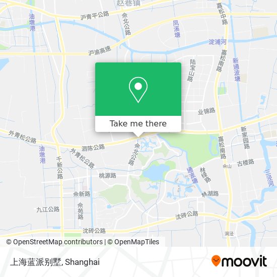 上海蓝派别墅 map