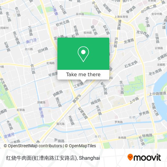 红烧牛肉面(虹漕南路江安路店) map