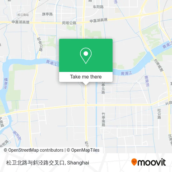 松卫北路与斜泾路交叉口 map