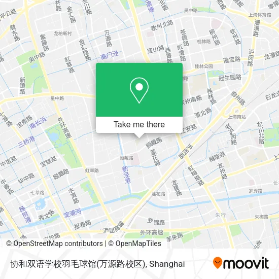 协和双语学校羽毛球馆(万源路校区) map